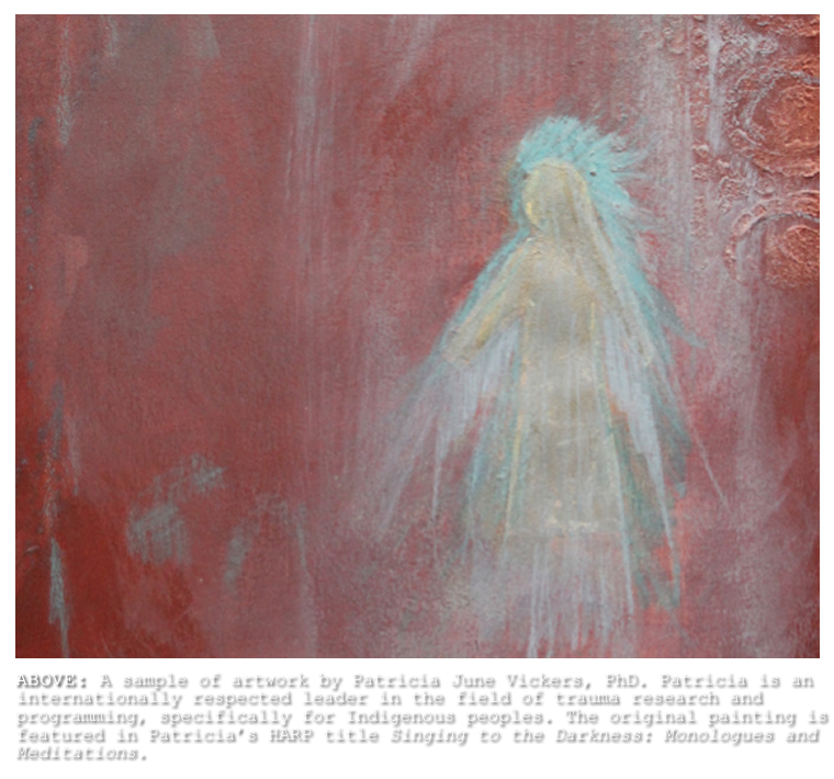 A sample of artwork by Patricia June Vickers, PhD.