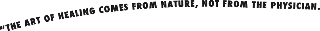 Nature, not physician
