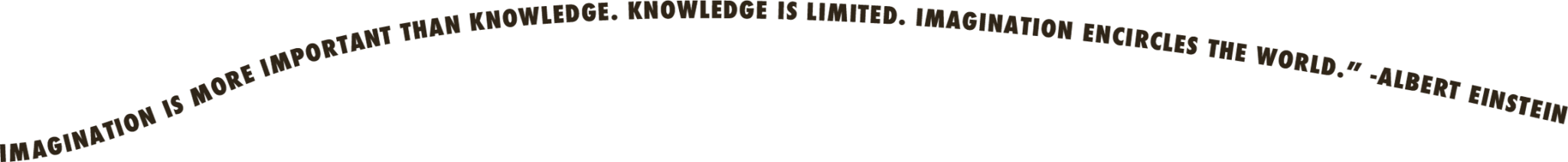 Imagination is more important than knowledge